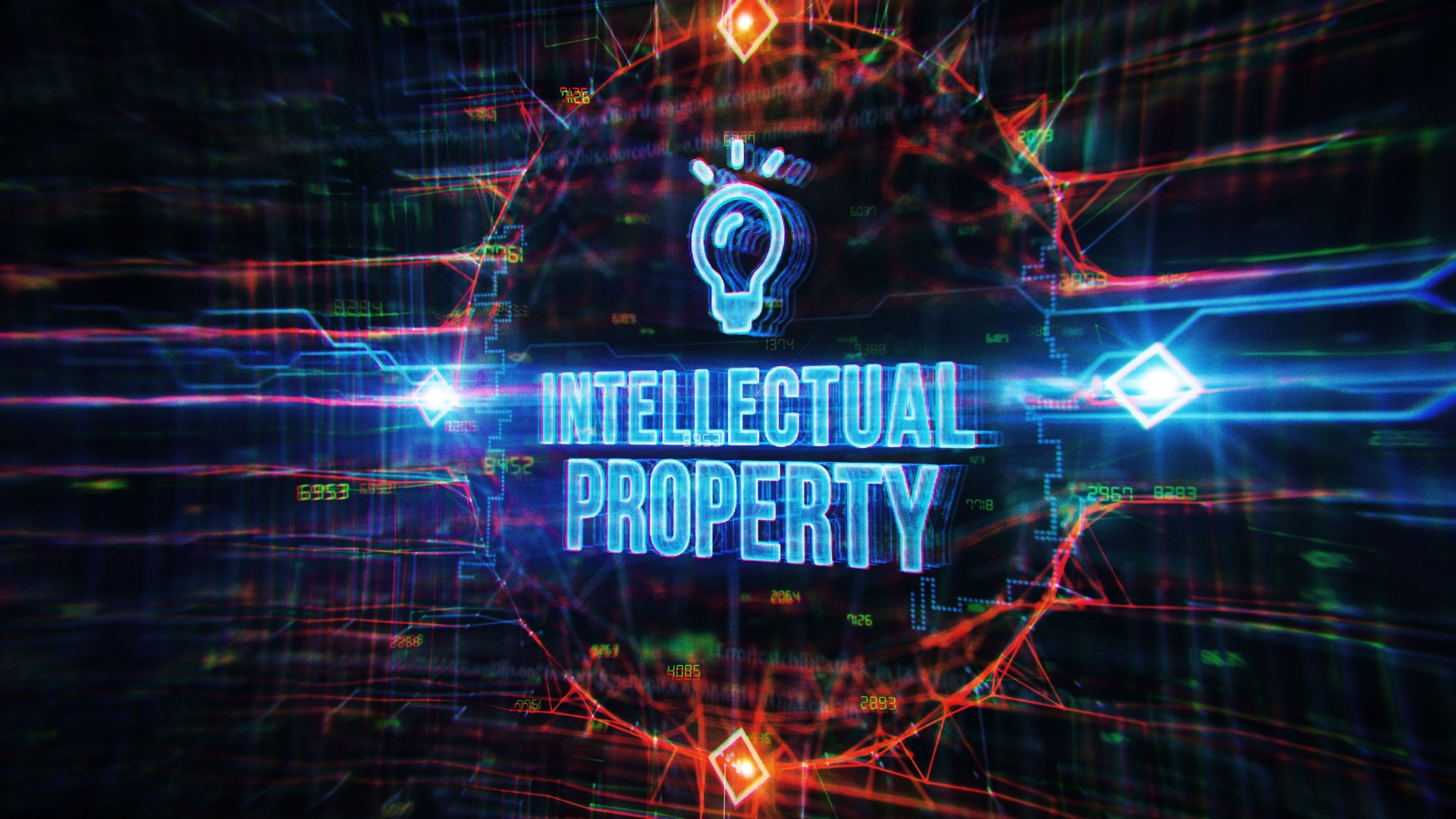 Intellectual Property Digital Background